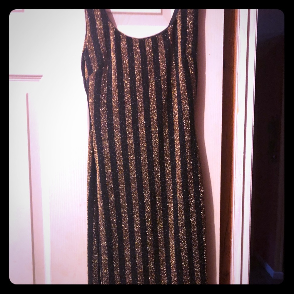 Gold dress